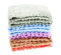 Milisten 10 Pièces Serviettes De Bain Carrées Pour Garçon Fille Petite Serviette à Main Absorbante De Lavage De Visage Né