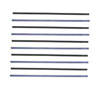 Milisten 10 Pièces Table Tennis Side Tape Auto-adhésif pour Raquettes Protection Chocs et Usure Installation Facile Bande de Protection pour Bords de Raquette de Tennis de Table Noir et