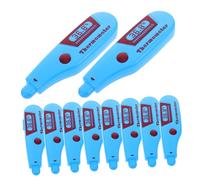 Milisten 10 Pièces thermomètre médecin Trousse de médecins Trousse de médecin pour Tout-Petits Costume d'accessoires de médecin Plastique Blue