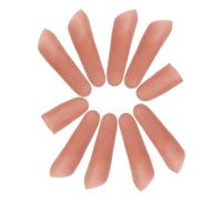 Milisten 10 Pièces Vinyl Finger Cover Fake Thumb Tip Realistic Disappearing Trick Accessory for Close-up Halloween Film Prop