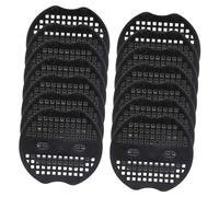 Milisten 100 pièces Agrafes de Fixation pour Toile de Paillage U Plastique pour Piquets de Jardinage Coussinet Anti-Vent et Portable pour Aménagement Extérieur