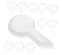 Milisten 100 pièces Ballons Bobo Transparents à Bulles Tpu pour Décoration de Fête Mariage et Anniversaire Utilisation Intérieure et Extérieure