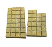 Milisten 100 Pièces Cubes de Culture Hydroponique Substrat Soilless pour Plantes Bouchons de Démarrage Pratiques pour Jardinage Intérieur