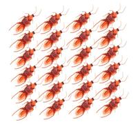 Milisten 100 pièces Faux Cafards Prank Props Réalistes pour Blagues Adultes Jouets Dhalloween et Fêtes avec Apparence Naturelle et Réutilisable