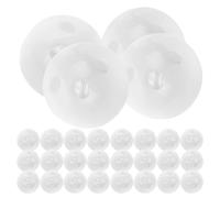 Milisten 100 pièces Inserts de Boules Blanches pour Jouets Peluche et Animaux Remplacement pour Hochets à Coudre et Réparation Bruit de Squeaker