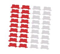 Milisten 100 Pièces Lot de Barrières De Circulation Et Obstacles Routiers Miniatures pour Pistes De Course Et Voitures Télécommandées Accessoires pour Garçon Fille