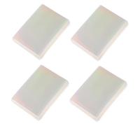 Milisten 100 pièces Protège Cartes de Jeu de Société Transparent Arc Ciel Brillant Housse Protectrice pour Cartes de Jeu et à Collectionner