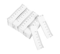 Milisten 100 Pièces Ruban de Mesure en Papier Jetable, Double Face, | Blanc, pour Tête de Bébé et Plaies Médicales, Usage Hôpital et Industrie, Facile à Lire