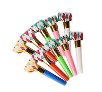 Milisten 100 Pièces Sifflets Colorés pour Fête pour Événements Festifs Accessoires Amusants et Propices Aux Rires Couleurs Aléatoires Couleur Aléatoire