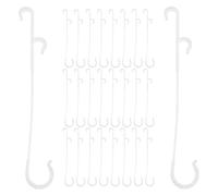 Milisten 100pièces Clip De Support pour Plantes Grimpantes De Clips Réutilisables pour Tomates Et Vignes Facilite Installation Maintien des Tiges Pratique Et pour Jardinage
