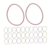 Milisten 100pièces Élastiques à Cheveux Sans Couture Bandes Élégantes Et Confortables Pour Queue De Cheval Accessoires Pratiques Pour Adultes