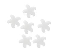 Milisten 10pièces Éponge Filtrante Pour Piscine Absorbante Huile Forme De Fleur Multi-usages Pour Cosmétiques Piscine Blanc