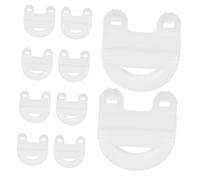 Milisten 10pièces Loquet à Ressort pour Cages Métalliques Clips De Boucle Plastique pour Animaux Pinces De Clôture pour Et Hamsters De Clips De Cage pour Standard