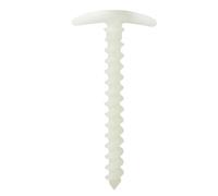 Milisten 10pièces Lot de Piquets De Tente Nylon De Piquets Blancs pour Camping De Tente Solide