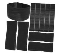 Milisten 11 pièces Brassard de Deuil Élastique Noir Bande Réglable Polyester Extensible pour Funérailles et Commémorations Accessoire Condoléances pour Équipes de Football