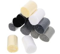 Milisten 12 Pelotes de Fil à Crocheter pour Tapis Diy, Fil Acrylique Résistant, Assortiment de 6 Couleurs pour Travaux Manuels, Fournitures de Bricolage et Artisanat Fait Main