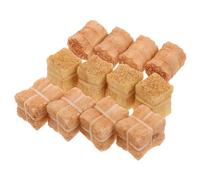 Milisten 12 pièces Accessoires de Simulation de Paille pour Maison de Poupées Décor Parfait pour Artisanat et Décoration de Jardin