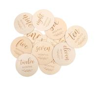 Milisten 12 pièces Cartes pour Disques Mensuels Gravés Double Face pour Photographie Accessoires Photo Genre pour Nouveaux Ensemble