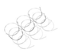 Milisten 12 Pièces Jeu de Cordes pour Violon Nickelées Extrémité Boule Remplacement Stable et Facile pour Musiciens et Débutants Compatible Large Gamme de Modèles