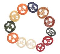 Milisten 12 pièces Jouets à Mâcher Loofah pour Rongeurs et Cochons Jouets Naturels pour Soins Dentaires et Divertissement en Cage Couleur Aléatoire Couleur Aléatoire
