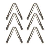 Milisten 12 pièces Lot de Chevilles Accordage Solides Métal pour Lyre Accessoires Durables et Compatibles avec Instruments à Cordes Installation Facile et Surface Polie