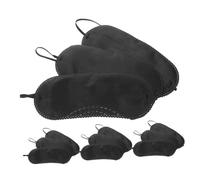 Milisten 12 Pièces Masque Pour Les Yeux De Loup-garou Bandeaux Pour Les Jeux De Société Plis Aveugles Jeu De Société Visière Masque Doux Pour Les Yeux Pli Aveugle Masque De Jeu Chiffon Noir
