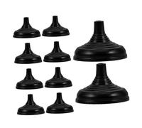 Milisten 12 pièces Mini Flag Stand Holder Stable Small Round Desk Flagpole Base For Office Business Meetings And Celebrations Table Flag Support