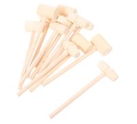 Milisten 12 Pièces Mini Marteaux Bois pour Garçon Fille de Outils de Jeu Multifonctionnels pour Création de Gâteaux et Activités Manuelles Design Pratique et Sûr pour Garçons et Filles