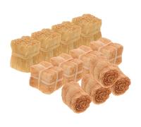 Milisten 12 pièces Miniature Faux Haystacks Décor Mini Jardin Micro Paysage Ornements Artificiels pour Maison de Poupée et Artisanat Variées
