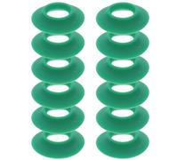 Milisten 12pcs Joint Bouteille Verre en Silicone Vert Réutilisable et Étanche pour Bouchons de Bouteilles Swing Top en Verre, pour Activités Extérieures et Fêtes