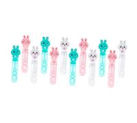 Milisten 12Pièces Baguette à Bulles Cartoon de Bulles Amusants pour Accessoire de Jeu pour Activités Extérieures