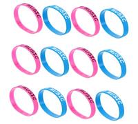 Milisten 12pièces Lot De Bracelets Silicone Colorés Aime La Musique Élastiques Bijoux Pour Festivals De Musique Et Concerts