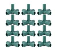Milisten 12pièces Raccord De Tuyau De Treillis à Voies Joint De Tuyauterie pour Jardinage Support De Structure pour Plantes Grimpantes Connexion pour Construction d Étagères Usage Serre Ou