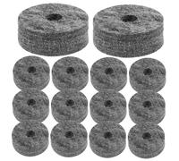 Milisten 15 Pièces Coussinets Feutre pour Cymbales Tampons Amortisseurs pour Support de Cymbale des Vibrations et Protection pour Batterie Accessoires pour Batterie Jazz