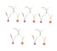 Milisten 15 pièces Jouets Chat Élastiques Amusants Kitten Teaser Intérieur Stimulation Instincts Jeux Interactifs