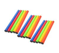 Milisten 15 Pièces Relay Race Sticks Set Anti-Skid Plastic Running Sticks for School Track Relaying Outdoor Sports Training Relay in Bright Colors
