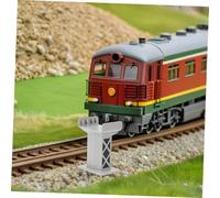 Milisten 15 Pièces Supports de Pont pour Voie Ferrée Plastique Piliers Multi-Niveaux Stables et Résistants Aux Intempéries pour Accessoires de Train Compatible avec Toutes Marques Jouets
