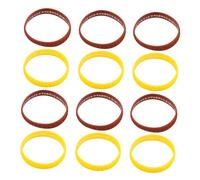 Milisten 16 Pièces Bracelets Élastiques Silicone avec Motif Sanskrit Unique Souples et Confortables pour Hommes et Femmes Adaptés Aux Fêtes Sports et Usage