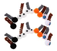 Milisten 16 Pièces Jouets Chat Spirale Peluche pour Jouets Interactifs de Morsure et Chasse Kit de Printemps pour Exercices Intérieurs Halloween Noël