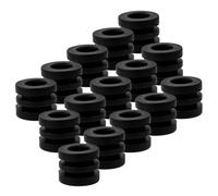 Milisten 16 Pièces Rondelles Amortisseurs pour Foot Joints Élastiques de Remplacement pour Tables de Football de Table Petites Légères Faciles à Installer et Compatibles Plupart des de Jeu