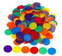 Milisten 180Pièces Jetons de Bingo Colorés Lot pour Jeux de Comptage et Fêtes Accessoires de Jeu de Société pour Apprentissage Mathématique et Divertissement Famille