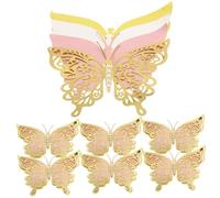 Milisten 1ensemble Autocollants Muraux Décoratifs De Décalcomanies Papier Perlé Pour Décoration De Mariage Fête Et Maison