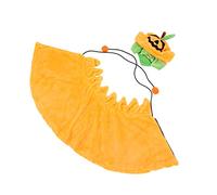 Milisten 1ensemble Costume Halloween pour Animaux avec Cape Et Chapeau Ensemble Réversible pour Chien Et Chat Accessoires Amusants pour Fête Halloween