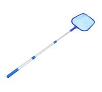 Milisten 1Ensemble Écumoire de Extensible Aluminium Kit de Nettoyage Filet Fin pour Élimination Débris Étangs de Tige Ajustable