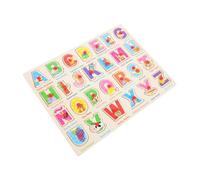 Milisten 1Ensemble Éducatifs Puzzle Espagnol pour Apprentissage des Lettres et Chiffres Jeu de Coordination Œil Main pour Tout Petits Design