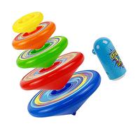 Milisten 1Ensemble Gyroscopiques Empilables Colorés pour Garçon Fille de Toupies Amusantes à Empiler pour Jeux Anniversaire Fêtes Stimule Coordination