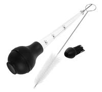 Milisten 1ensemble Injecteur De Saveur Acier Inoxydable Avec Aiguille Outil De Marinade Pour Viande Accessoire De Cuisine Pour Barbecue Et Rôtissage