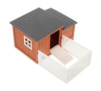 Milisten 1ensemble Jouets De Ferme avec Modèle De Poulailler Réaliste Assemblez Un Poulailler pour Animaux De Ferme Et Scolaires