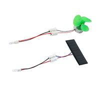 Milisten 1Ensemble Kit Apprentissage Scientifique Éducatif Générateur Éolienne et Solaire pour Expérience de Bricolage Amusante Physique Matériel DIY
