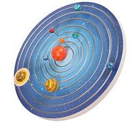 Milisten 1Ensemble Kit de Modèles de à Peindre Puzzle Système Solaire DIY pour Garçon Fille Activité et Éducative pour Développer la Créativité et Imagination